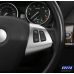 BMW X5 E70 sidabrinė vairo apdaila